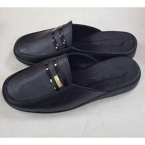 Pierre Cardin Men Slippers Genuine Leather Loafers Moccasins Outdoor Non-slip Men Casual Shoes Summer Spring Fashion Men 2021