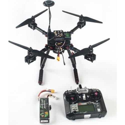 Flyroun F450 LX350 450 Quadcopter MultiCopter Frame kit APM 2,8 m8n GPS Módulo de potencia del amortiguador sunnysky 2212 Motor