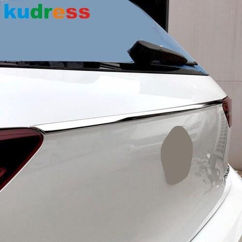 Rear Trunk Lid Cover Trim For Volkswagen For VW Golf MK8 Pro R 2021 2022 Stainless Steel Tail Gate Molding Strip Car Accessories