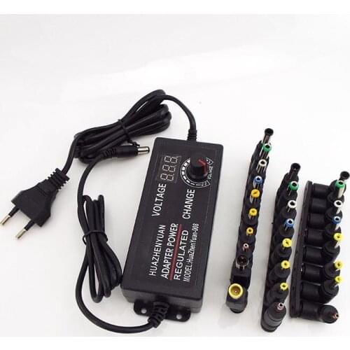 AC Adjustable Power Supply adapter 3V 24V 3A AC DC Plug connector Universal charger AC TO DC 3V 24V 9W 72W EU US plug 220V 110V