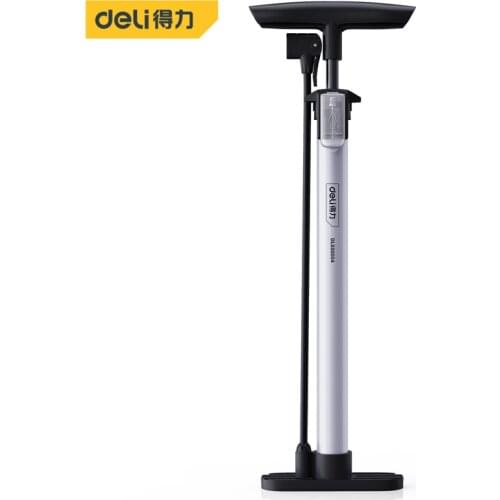 Deli 160Psi Hand Convenient Bicycle Pump Tire Air Inflator Valve Ball Needle Hose Accessories Portable Mountain Road Bike Pump