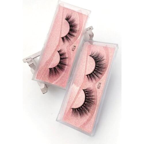 SHIDISHANGPIN Eyelash Faux 3D Mink Lashes Handmade Full Strip Lashes Luxury Dramatic Mink Eyelashes Maquiagem Cilio Makeup Tool