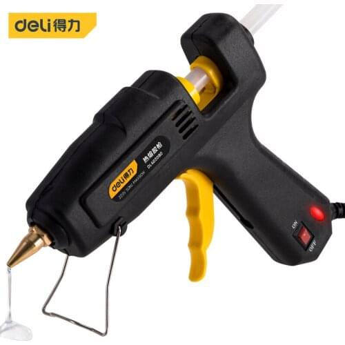 Deli DL402080 Hot Melt Glue Gun Electrical Tools Household Tool DIY Tools PTC Heating Copper Outlet Glue Independent Switch