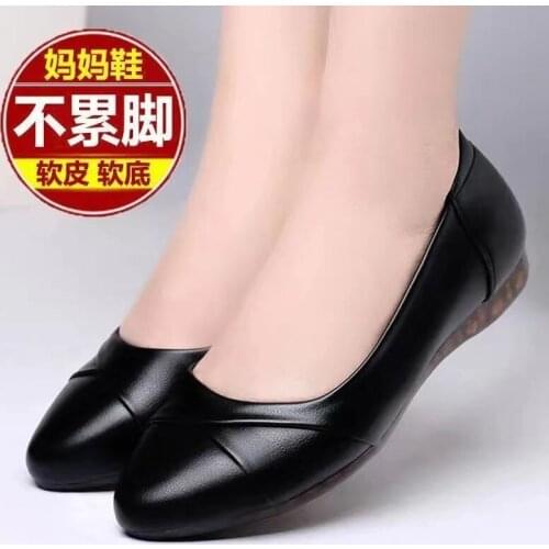 Shoes Women Slippers Womens Antiskid Womens Heel Leather Sandales Femmes