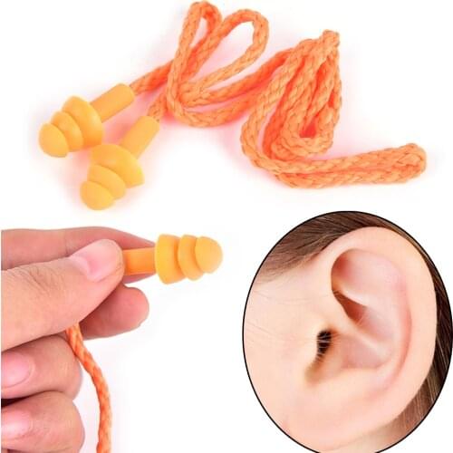 Anti-Snoring Noise Earplugs Professional Noise Reduction Earplugs with Line Bring Good Sleep for Men and Women