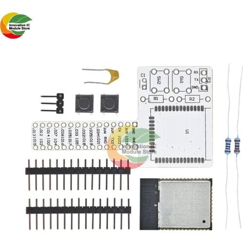 Ziqqucu ESP-32 ESP-WROOM-32 Rev1 WiFi Wireless Bluetooth Module Development Board for Arduino DIY Kit