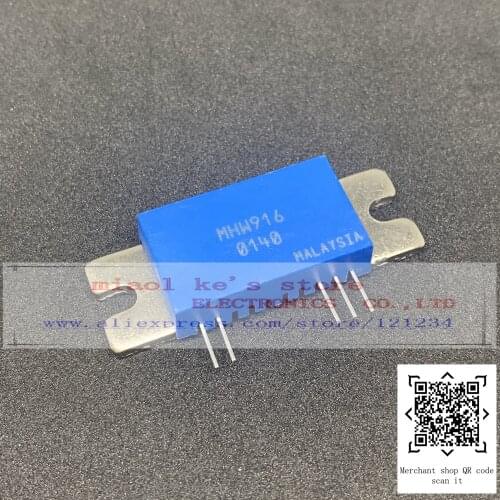 100%New Original: MHW916 MHW 916 [ 26V 16W 925–960MHz CASE 301A-02 ] - RF POWER AMPLIFIER