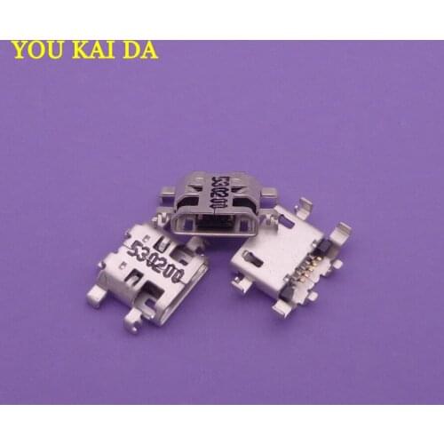 100pcs/lot Micro USB jack charger Charging Port socket mini Connector dock plug for LENOVO A8-50 A5500-HV A5500 A5500H 8" TABLET