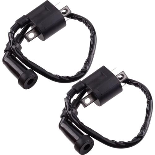 2Pcs/Set 5EL-82320-00-00 Motorcycle Ignition Coil Plug Assembly Fit For Yamaha V-Star 1100
