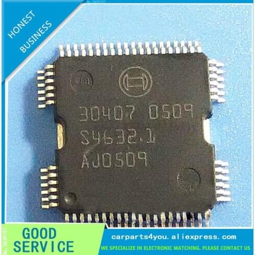 5PCS 30407 QFP64 30407 Automotive Engine Computer Board IC Chip For BOSCH ECU Board Performance Chip Computer Auto Chips ICs