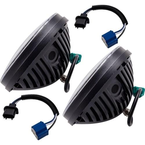 7" inch Round LED Headlight Hi/Lo Beam For Jeep CJ-8 Scrambler 1981-1985 for Jeep Wrangler JK TJ LJ CJ Oldsmobile 2pcs