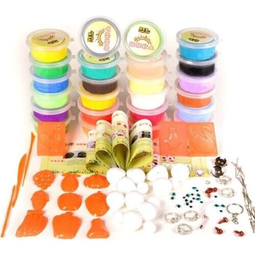 Free shipping 24 color 20g Plasticine colored clay childrens toys Fimo Polymer Clay diy model toys Soft Clay