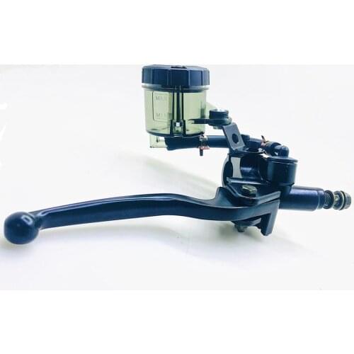 CNC Black Universal Motorcycle Right Brake Clutch Levers Master Cylinder Pump 22MM Motorbike Handlebar Parts For Suzuki Kawasaki