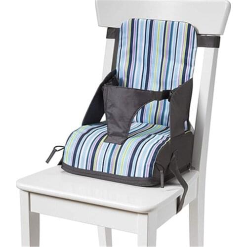 Baby Booster Dinner Seat Portable Oxford Water Proof Fabric Travel Foldable Belt Feeding High Chair