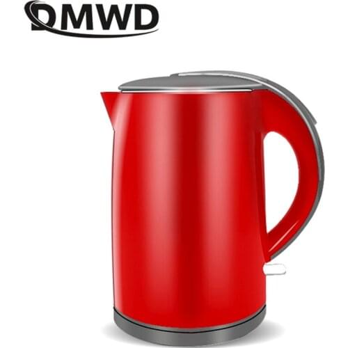 DMWD 1.5L Electric Kettle Fast Boiling Electric Pot 304 Stainless Steel Water Heater Kettle Water Boiler 1800W 220V