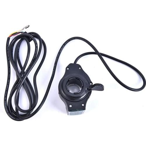 E-Bike Thumb Throttle LCD Digital Battery Voltage Display Switch Electric Vehicle Display Switch Handle Finger Thumb Throttle