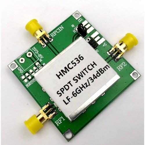 HMC536 DC to 6 GHz GaAs MMIC T/R Switch Power +34 dBm RF Switch