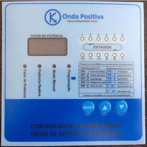 JKL5CF 6 step 380V automatic power factor regulator relay with transformer supply power capacitor bank