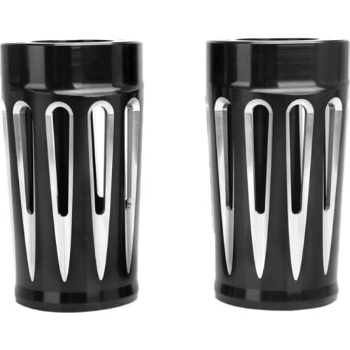 Edge Cut Billet Fork Boot Slider Cover Cow RSD For Touring 84-13