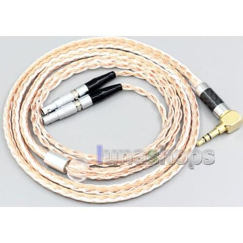 LN006710 XLR 16 Core Silver Plated OCC Mixed Earphone Cable For Ultrasone Veritas Jubilee 25E 15 Edition ED 8EX ED15 Headphone
