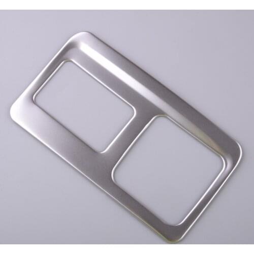 Matte Silver Steel Rear USB Port Charging Socket Power Adapter Outlet Cover Trim Fit For Chevrolet Blazer 2019 2020