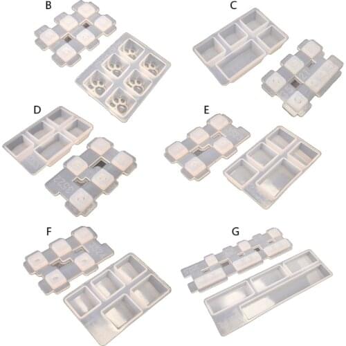 Mechanical Gaming Keyboard Resin Mold Computer PC Gamer Pet Paw Keycaps Molds Material Crystal Mold Soap Making