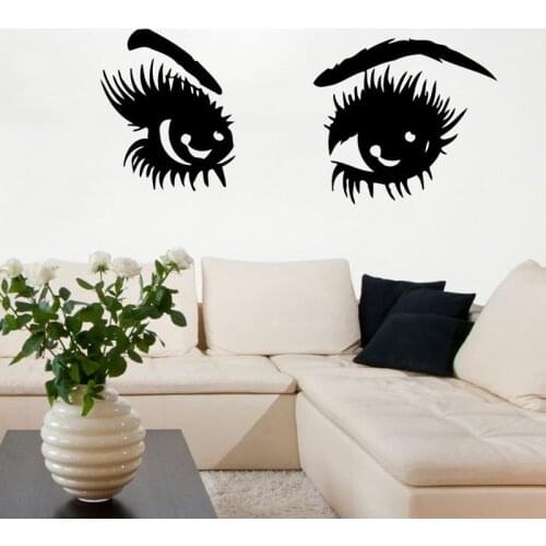 Salon Sticker Woman Barber Hair Beauty Spa Decal Haircut Posters Vinyl Wall Art Decals Decor Decoration