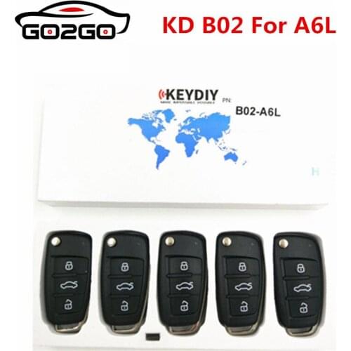 New KEYDIY Original KD900 B Series Remote Control KD B02 Car Key for KD900+ Key Programmer URG200 Machine For Audi