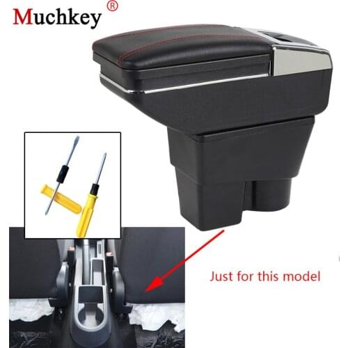 For Skoda Rapid Spaceback 2013 2014 2015 2016 2017 Armrest box central Console Store content box cup holder ashtray Car Styling