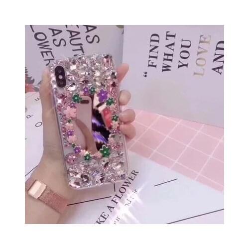 Luxury 3D Crystal Rhinestone Bling Back Case For Samsung S20 Ultra S9 S8 S10 Plus Note 9 8 10 DIY Glitter Diamond Phone Cases