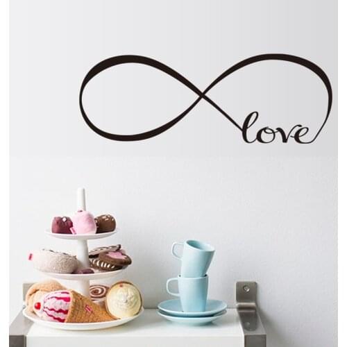 1 PC 22*60CM PVC DIY Removable Wall stickers Wedding Marriage Room Bedroom Wall Art Paper Poster Symbol Love Home Decorations