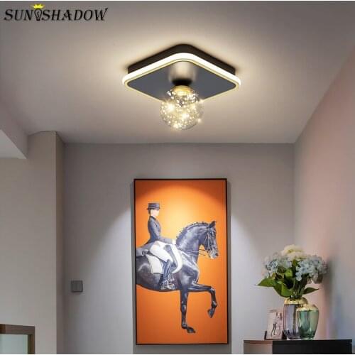 Indoor Modern Ceiling Light Home Small Ceiling Lamp 110v 220v For Aisle Corridor Lustre Living Room Bedroom Dining Room Fixture