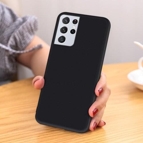 Ultra Thin Matte Case For Samsung Galaxy S21 Ultra Plus Silicon Protective Shell For Samsung Galaxy S20 FE s21 S21 Plus s10 S10E
