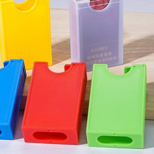 Thickened Plastic Cigarette Box Portable Soft Pack Cigar Case Shockproof Moistureproof Pocket Smoking Holder Container