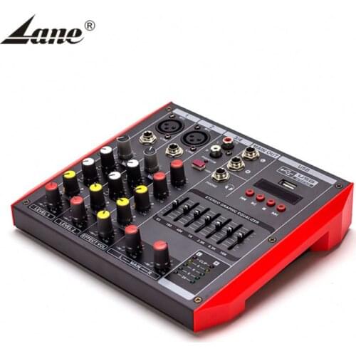 High-Quality Console Dj For Karaoke Board Audio Mixer Power Amplifier
