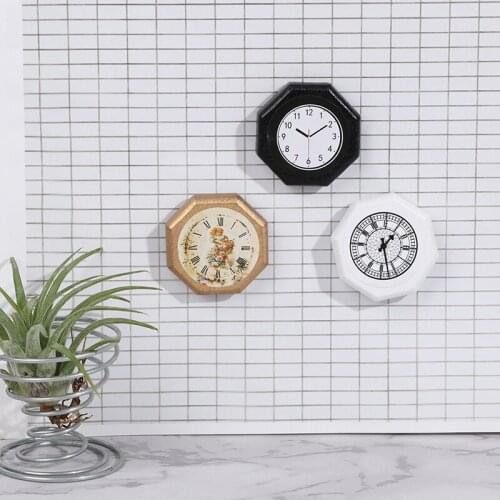 1:12 Dollhouse Miniature Wall Clock Home Decor Accessories Toy Furniture Toy