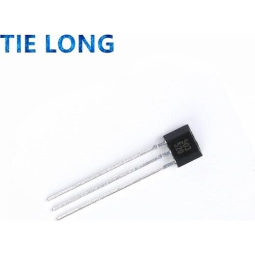 100pcs AH3503 TO-92 3503 TO-92UA UGN3503UA TO92 UGN3503 AH3503U Casing Linear Hall Effect Sensor Hall Sensor Motor