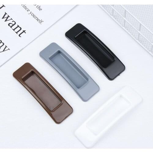 2Pcs Paste Multi-purpose Handle Home Rectangular Handle Glass Door and Window Sliding Door Push-pull Auxiliary Door Handle