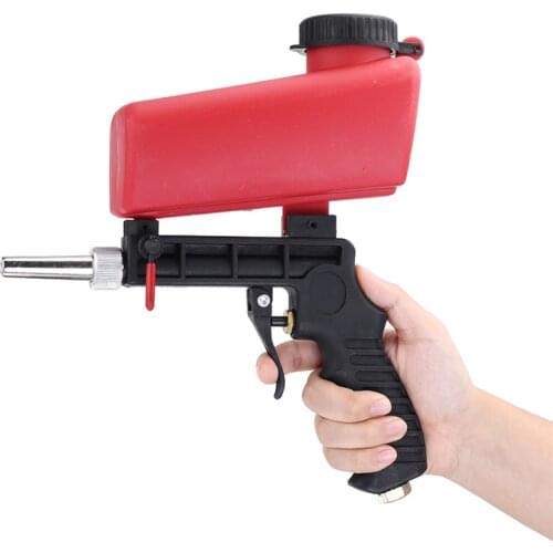 700cfm Sandblasting Gun Portable Mini Aerodynamic 90psi Power Tool Sand Blasting Machine Adjustable Pneumatic Sandblasting Set