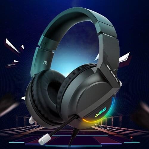 AX365 Gaming Headset 7.1 Channel Surround w/ Retractable MIC For PC Laptop Pink 3.5mm