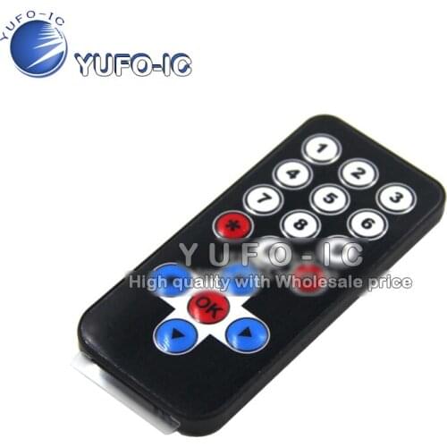 Black 1 chip microcomputer 51 remote control MP3 remote control