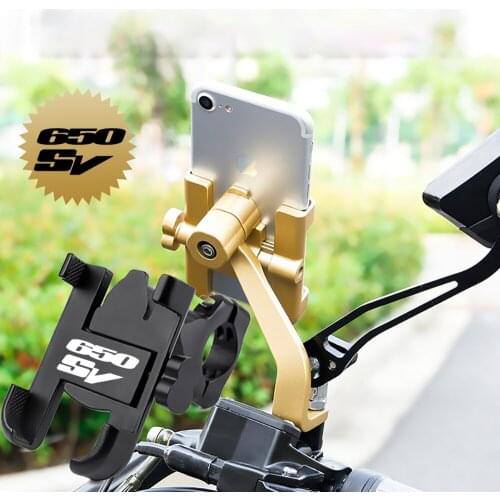 For Suzuki SV650 SV650X Motorcycle Accessories Motorcycle Handlebar Phone Holder Stand Mount SV 650 2019 SV 650 X 2018 2019 2020