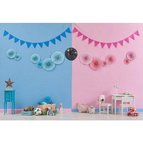 Baby pink blue Professional photo Backgrounds fotografia kids portrait photography Backdrops for photo studio accessories G-1145