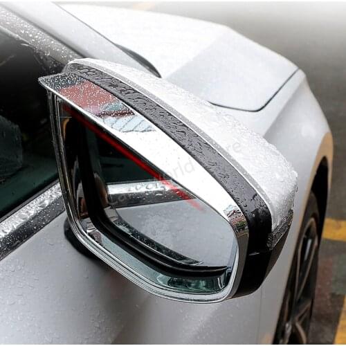 For Audi A3 Rear view Mirror Cover Rain Eyebrow Frame Board Rainproof Car Accessories Fit audi a3 2021 Side view Mirror Frame