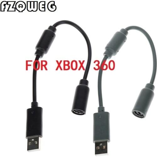 FZQWEG 2 PCS High Quality USB Breakaway Extension Cable Cord for Xbox 360 Wired Gamepad