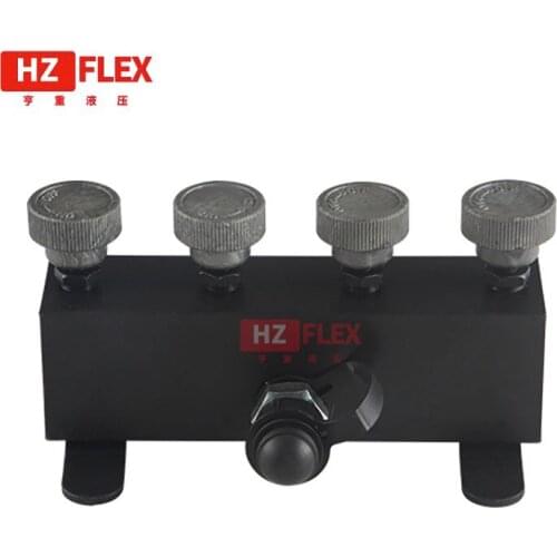 Hydraulic four-way valve distributor distribution valve