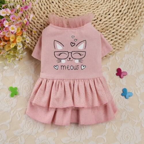 Summer Pet Clothes Wedding Puppy Dog Dress for Dogs Skirt Summer Dog Dresses Clothes for Dogs Skirts York Pet Chihuahua Dress