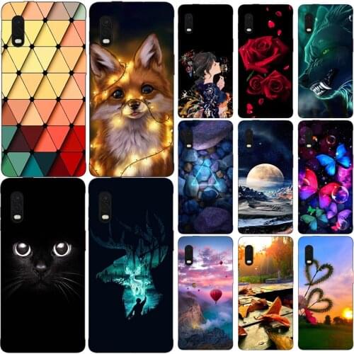 Cartoon Cute Flower Print Soft TPU Case For Samsung Galaxy Xcover Pro SM-G715FN SM-G715F Coque Silicone Phone Case Cover