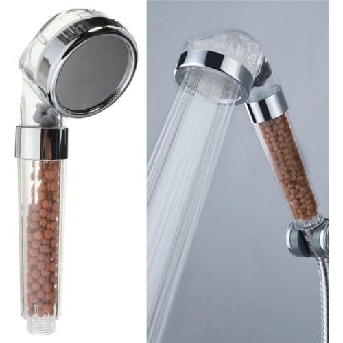 3 Function Adjustable Jetting Shower Head Bathroom Water Therapy Shower SPA Shower Head Water Rainfall Shower Filter Head Spray