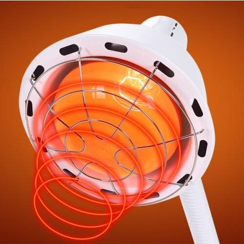 Adjustable 275W Infrared Heating Therapy Lamp Pain Relief Floor Stand Bulb Physiotherapy Massage Instrument Skin Care